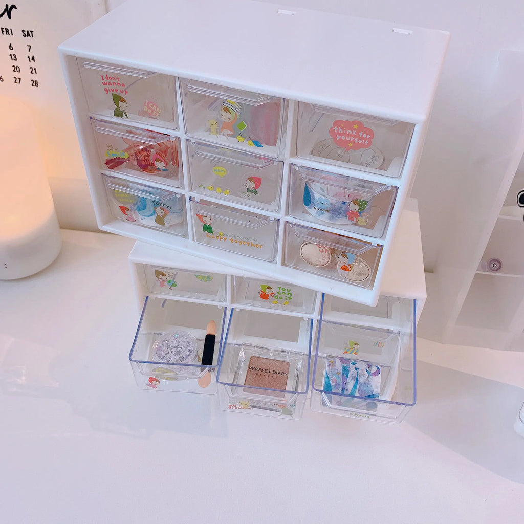 "Girl's Heart Projection Room - Drawer Storage Box"