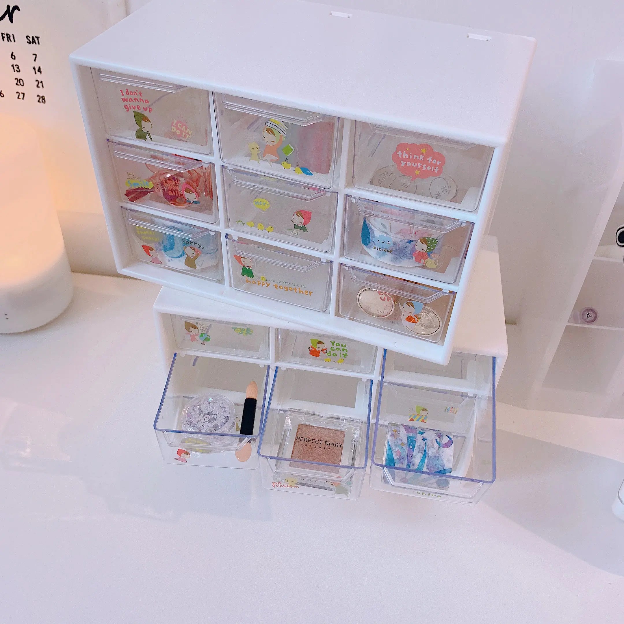 "Girl's Heart Projection Room - Drawer Storage Box"