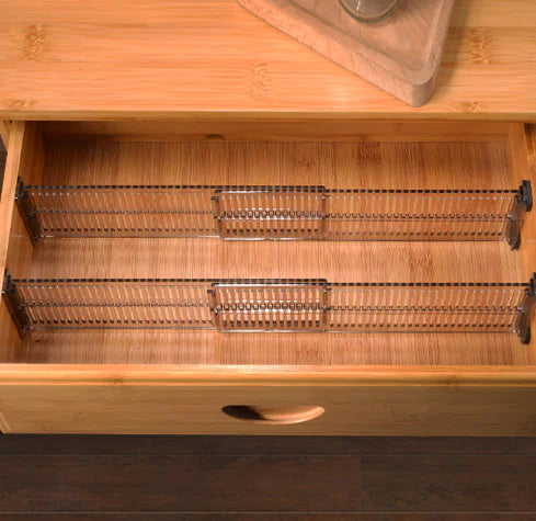 Set of 2 Adjustable Drawer Dividers (One Set)