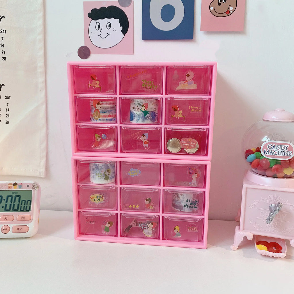 "Girl's Heart Projection Room - Drawer Storage Box"