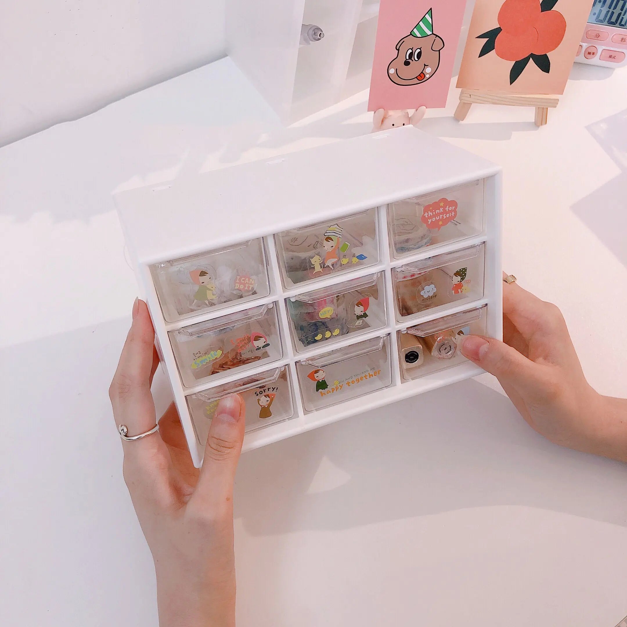 "Girl's Heart Projection Room - Drawer Storage Box"