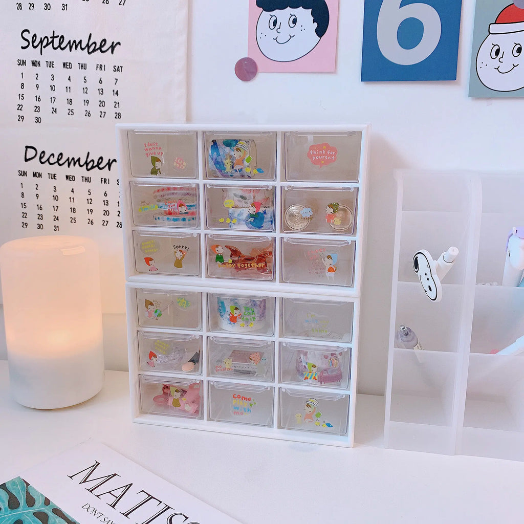 "Girl's Heart Projection Room - Drawer Storage Box"