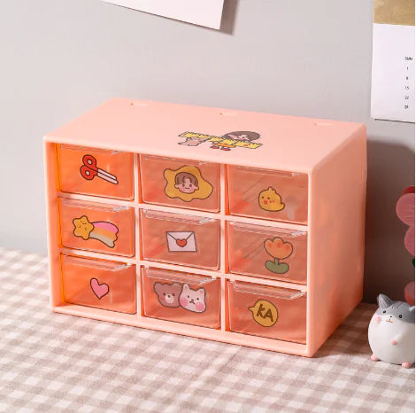 "Girl's Heart Projection Room - Drawer Storage Box"